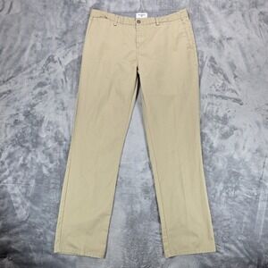 Billabong Carter Pants Mens 38x33 Khaki Flat Front Casual Office Chinos